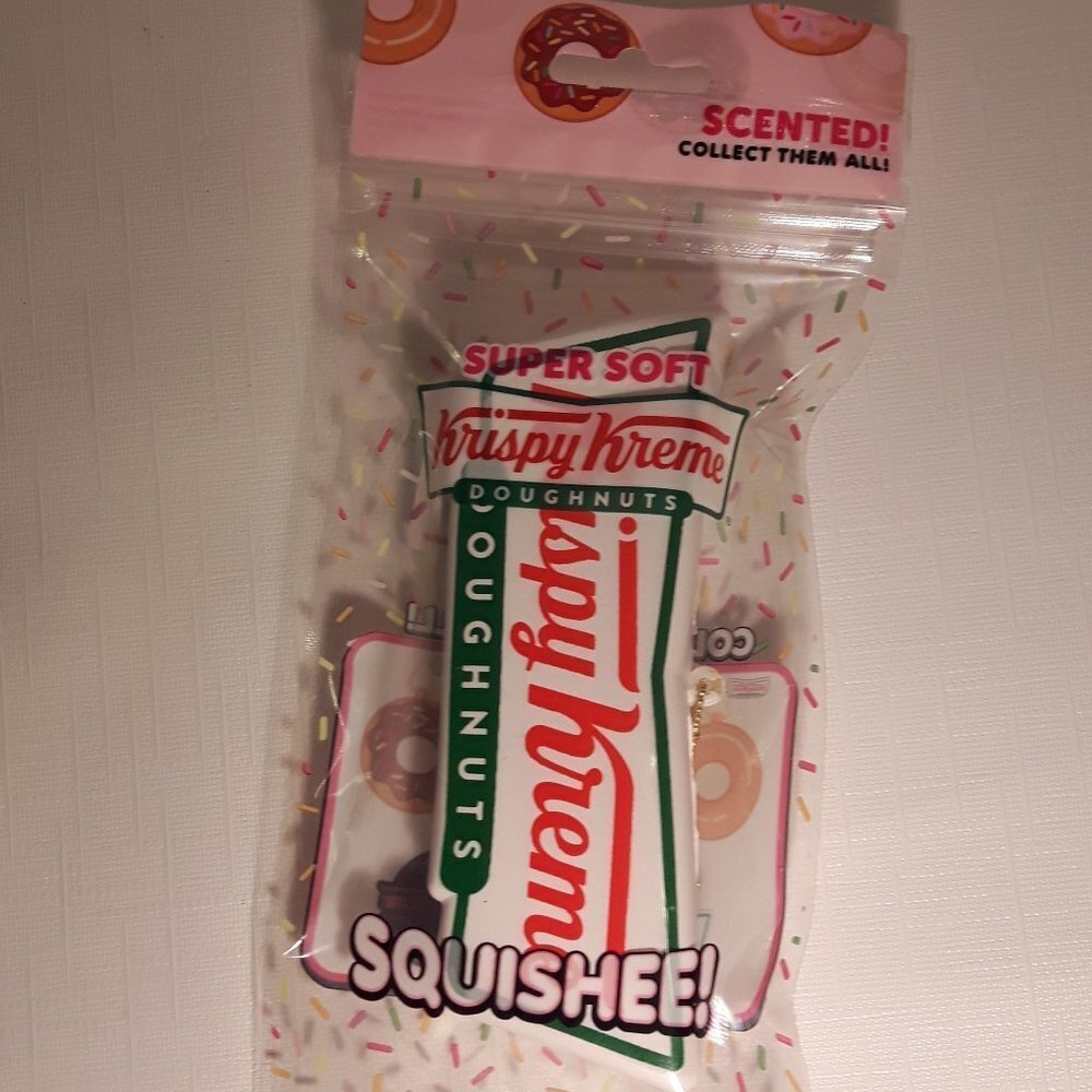Limited Edition Krispy Kreme Store Banner Squishee Key Chain